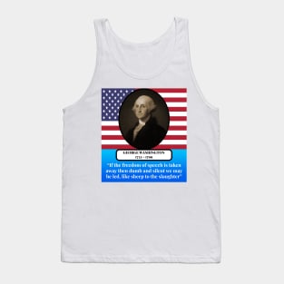 George Washington Quote Tank Top